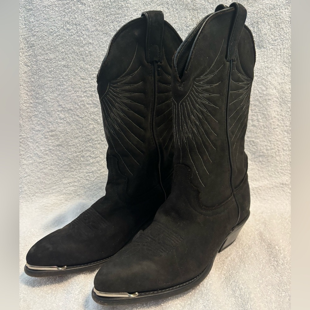 Vintage Soft Black Leather Boots